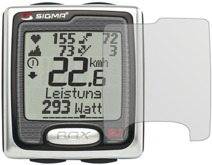 3x Schutzfolie matt für Sigma Rox 9.1 Display-Schu (2)