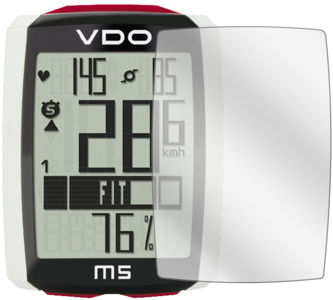 3x Schutzfolie klar für VDO M5 WL Display-Schutzfo (2)