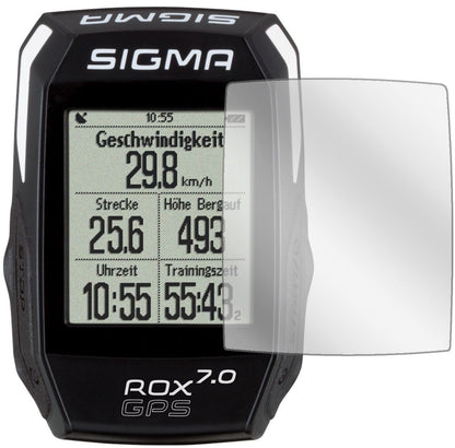 3x Schutzfolie klar für Sigma Rox GPS 7.0 Display- (2)