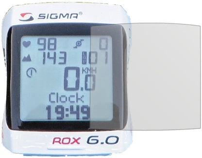 3x Schutzfolie matt für Sigma Rox 6.0 Display-Schu (2)