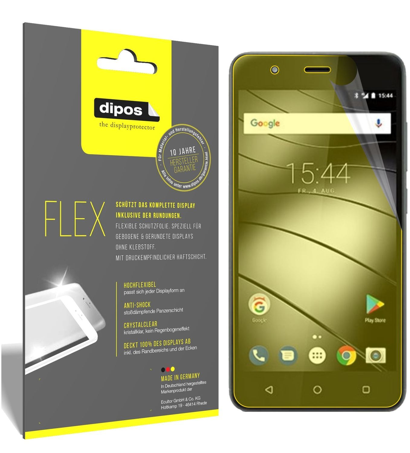 3x 3D Full Cover Schutzfolie für Gigaset GS270 Plu (1)