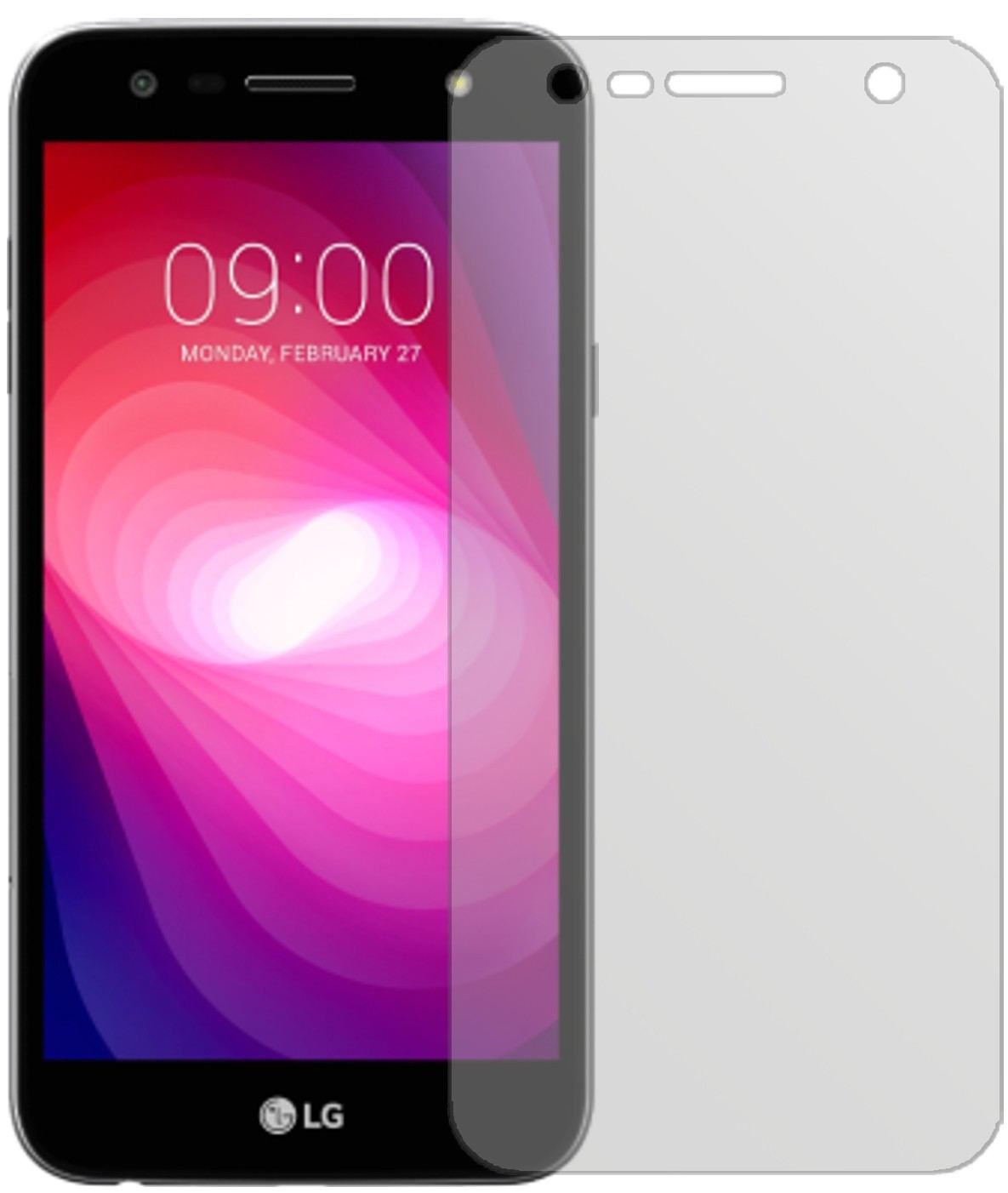 6x Schutzfolie matt für LG X Power 2 Display-Schut (2)