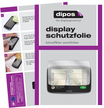 3x Schutzfolie klar für TomTom Via 53 Display-Schu (1)