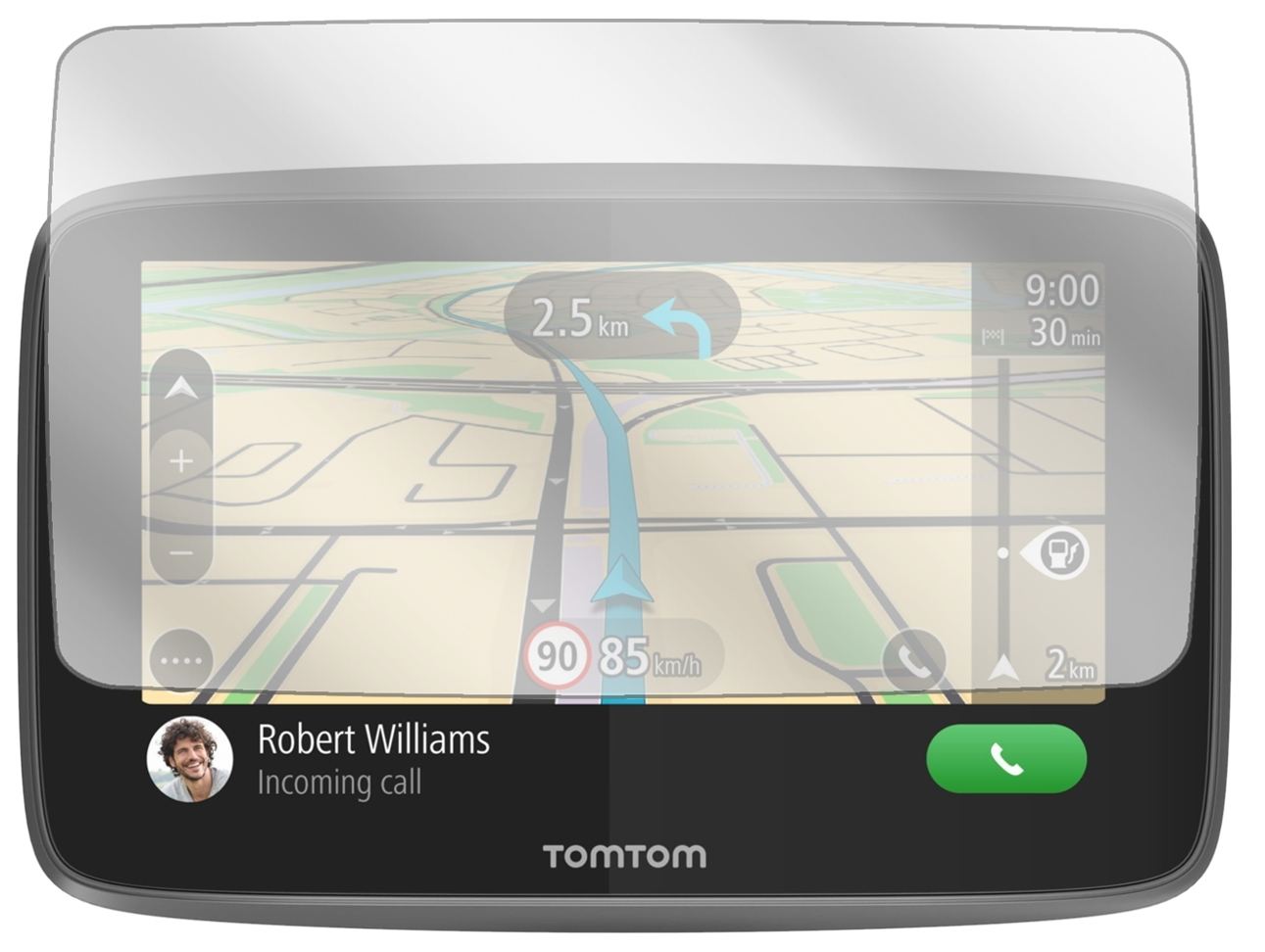 3x Schutzfolie klar für TomTom Via 53 Display-Schu (2)
