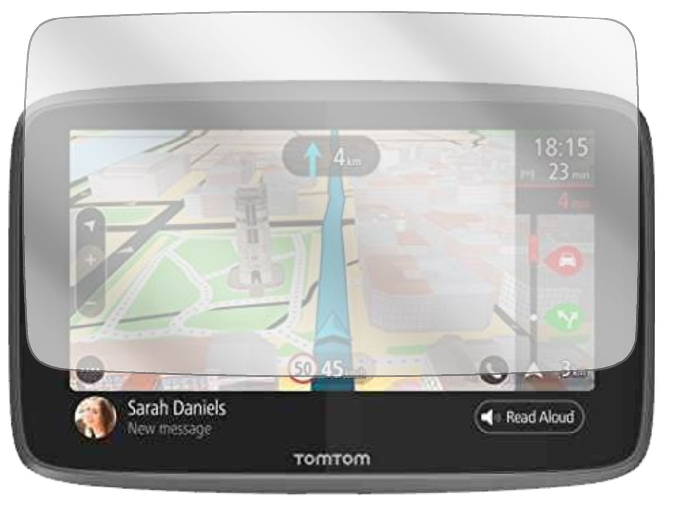 3x Schutzfolie klar für TomTom Go 620 / 6200 Displ (2)