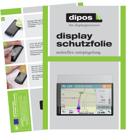 3x Schutzfolie matt für Garmin DriveSmart 61 LMT-D (1)