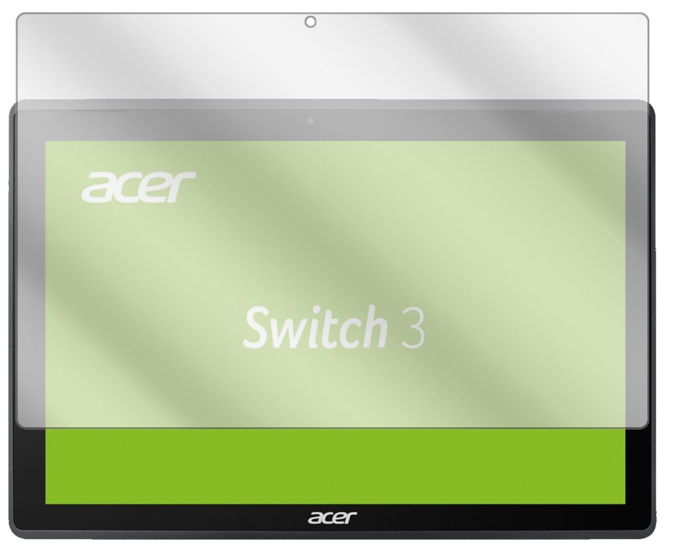 2x Schutzfolie klar für Acer Switch 3 SW312-31 Dis (2)