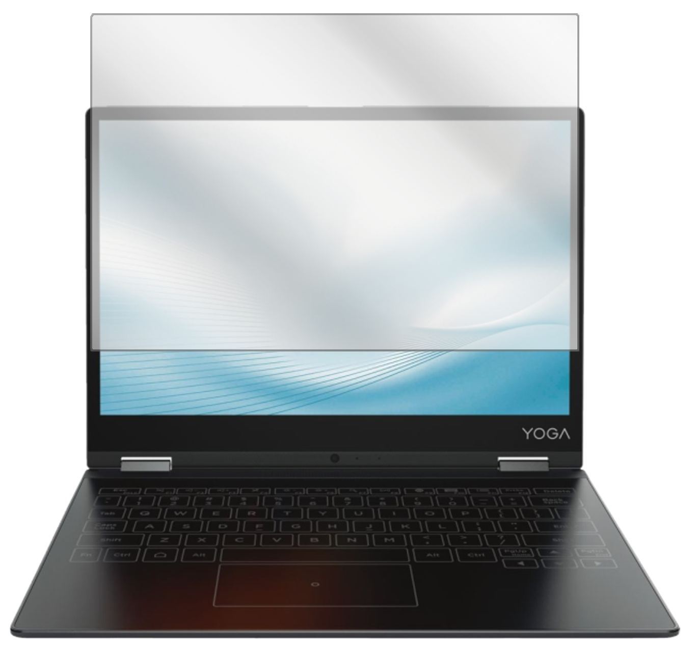 2x Schutzfolie klar für Lenovo Yoga A12 Display-Sc (2)