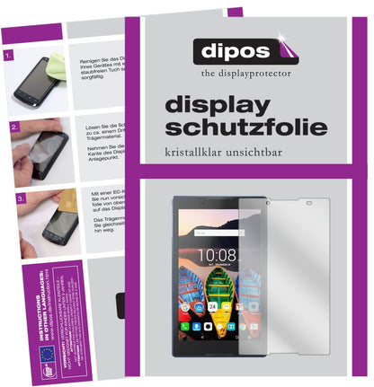 2x Schutzfolie klar für Lenovo Tab 3 8 TB3-850 Dis (1)