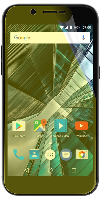 3x 3D Full Cover Schutzfolie für Archos 55 Graphit (3)