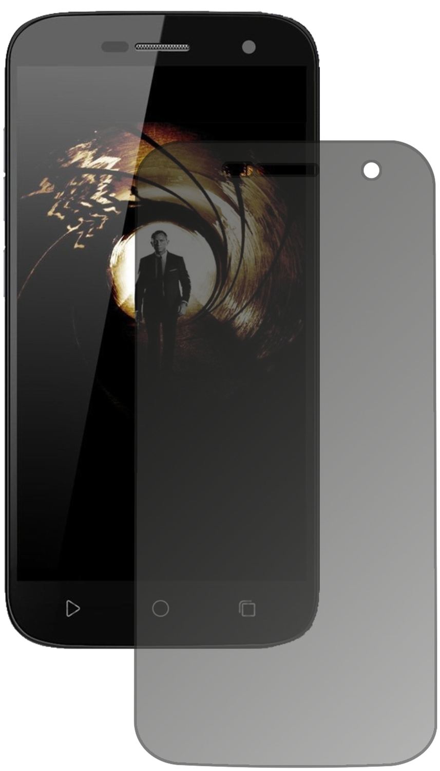 Blickschutzfolie für Ulefone U007 Pro matt Schutzf (2)