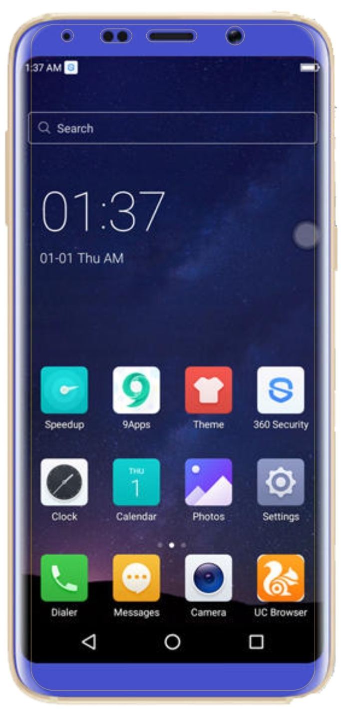 2x Schutzfolie matt für BLUBOO S8 Display-Schutzfo (6)