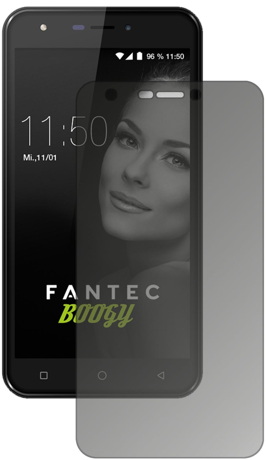 Blickschutzfolie für Fantec Boogy matt Schutzfolie (2)
