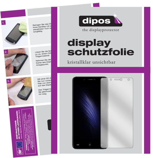 2x Schutzfolie klar für Cubot Hafury Mix 2017 Disp (1)