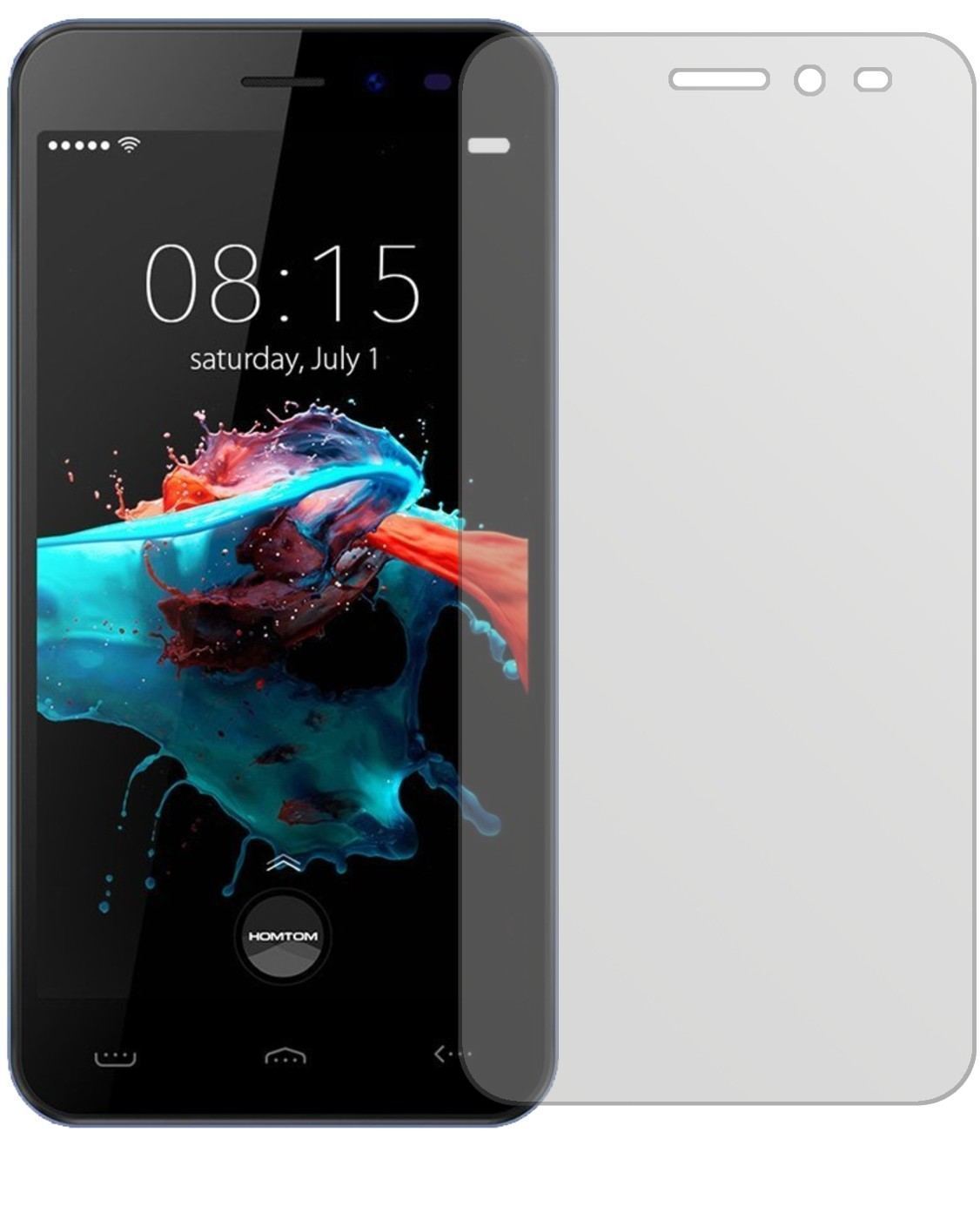 6x Schutzfolie matt für HOMTOM HT16 2016 Display-S (2)
