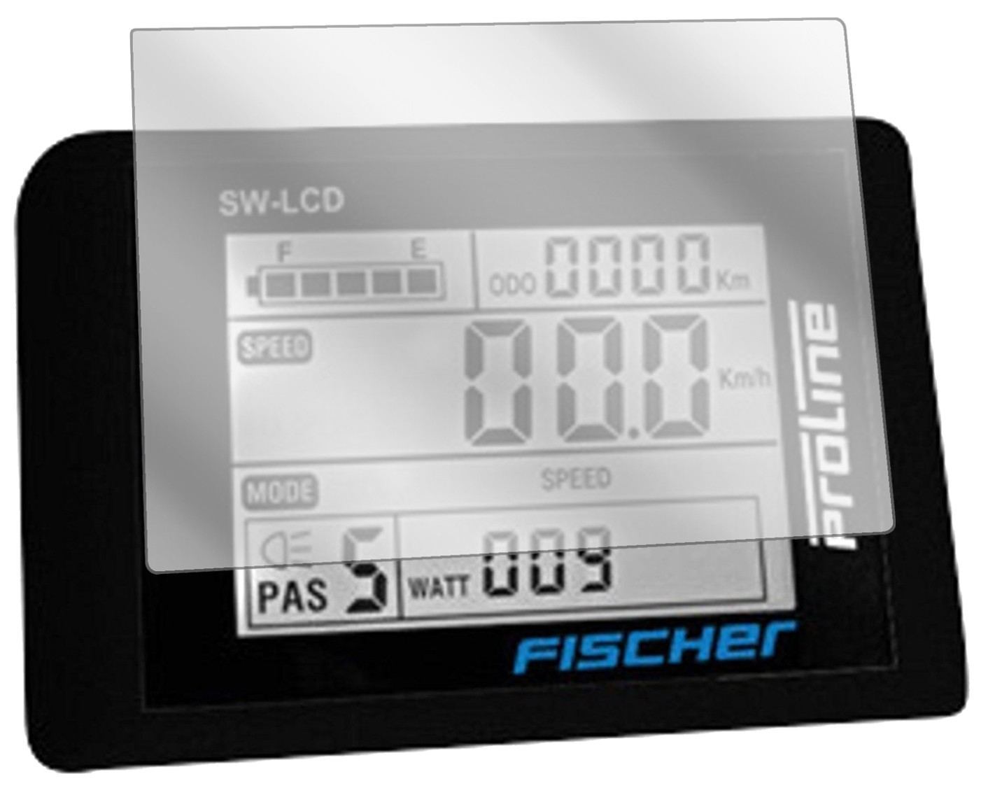 3x Schutzfolie klar für Fischer SW-LCD ProLine Dis (2)