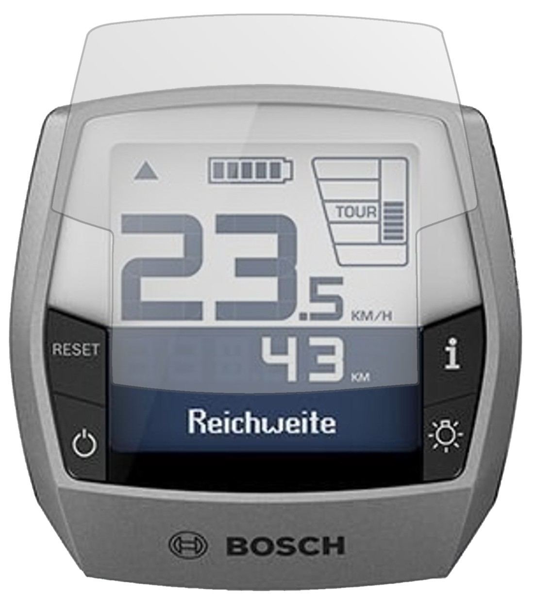 3x Schutzfolie matt für Bosch Intuvia Active Line  (2)