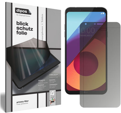 Blickschutzfolie für LG Q6 matt Schutzfolie Privac (1)