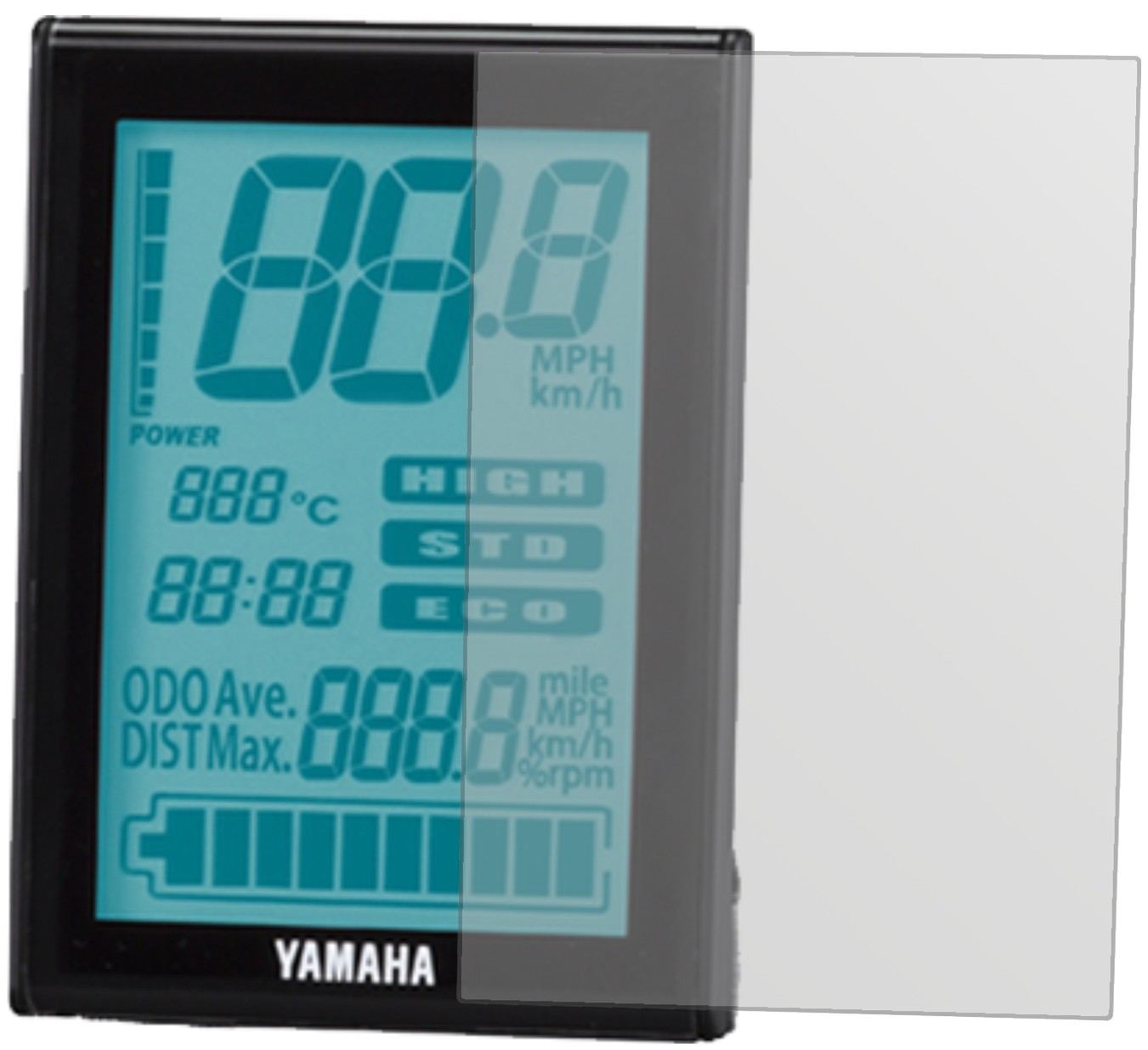 3x Schutzfolie matt für Yamaha LCD Display (E-Bike (2)