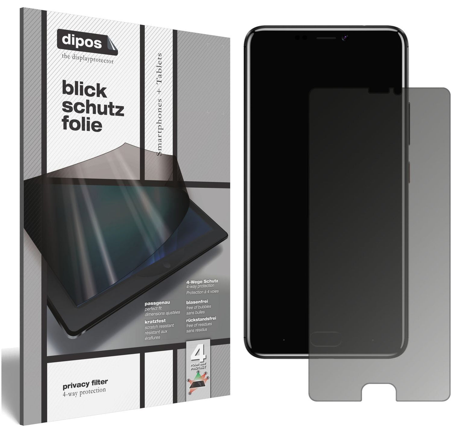 Blickschutzfolie für Gionee A1 lite matt Schutzfol (1)