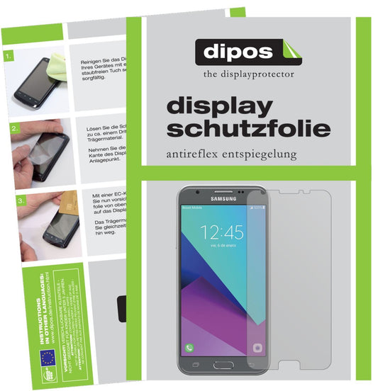 2x Schutzfolie matt für Samsung Galaxy J3 2017 Dis (1)