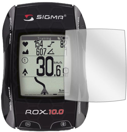 3x Schutzfolie klar für Sigma Rox 10.0 Display-Sch (2)