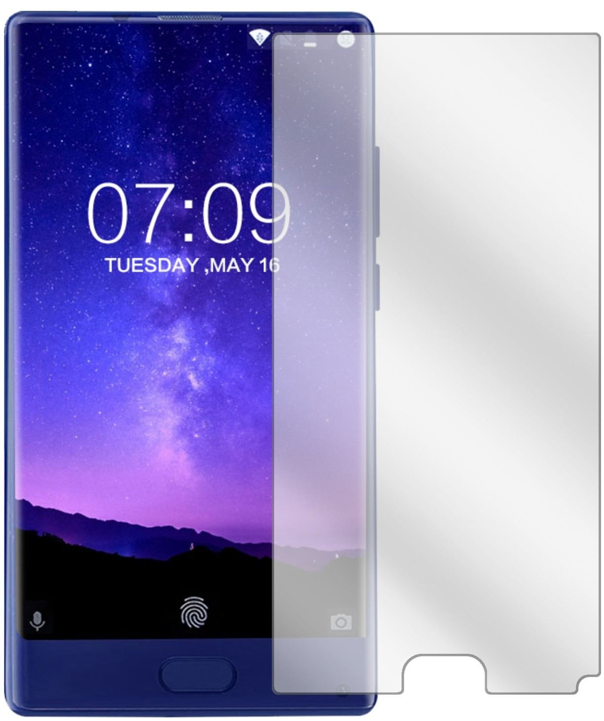6x Schutzfolie klar für Doogee Mix (5,5 Zoll) Disp (2)
