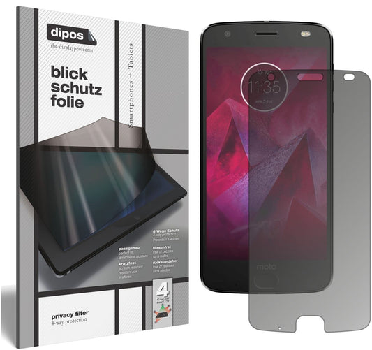 Blickschutzfolie für Lenovo Moto Z2 Play matt Schu (1)