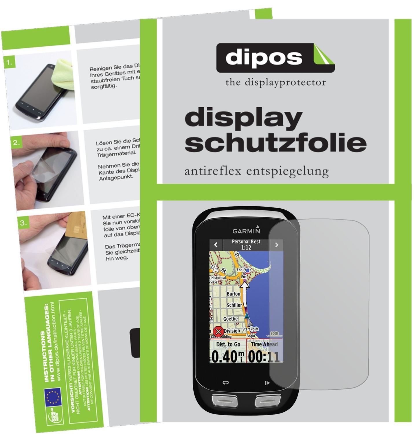 6x Schutzfolie matt für Garmin Edge Explore 1000 D (1)