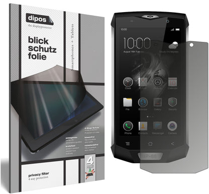 Blickschutzfolie für Blackview BV8000 Pro matt Sch (1)