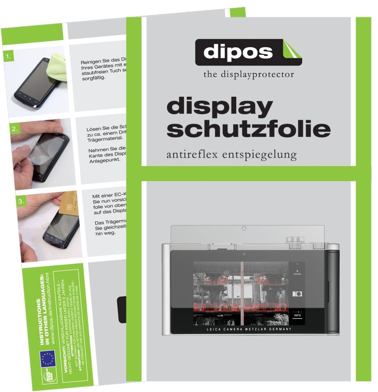 6x Schutzfolie matt für Leica TL2 Display-Schutzfo (1)