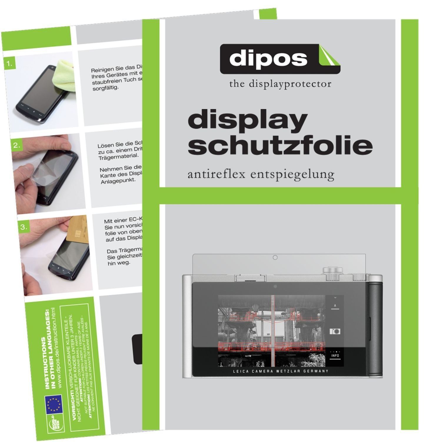6x Schutzfolie matt für Leica TL2 Display-Schutzfo (1)