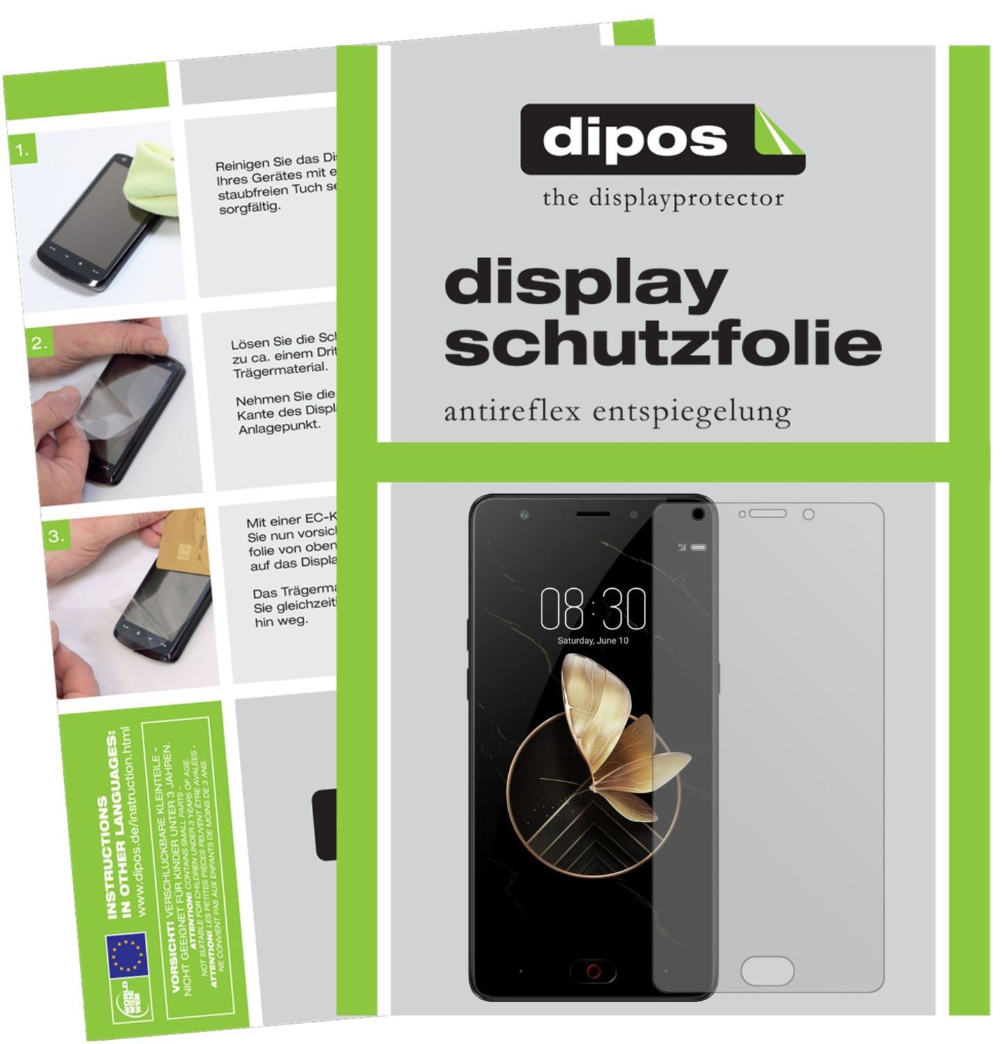 6x Schutzfolie matt für Archos Diamond Gamma Displ (1)