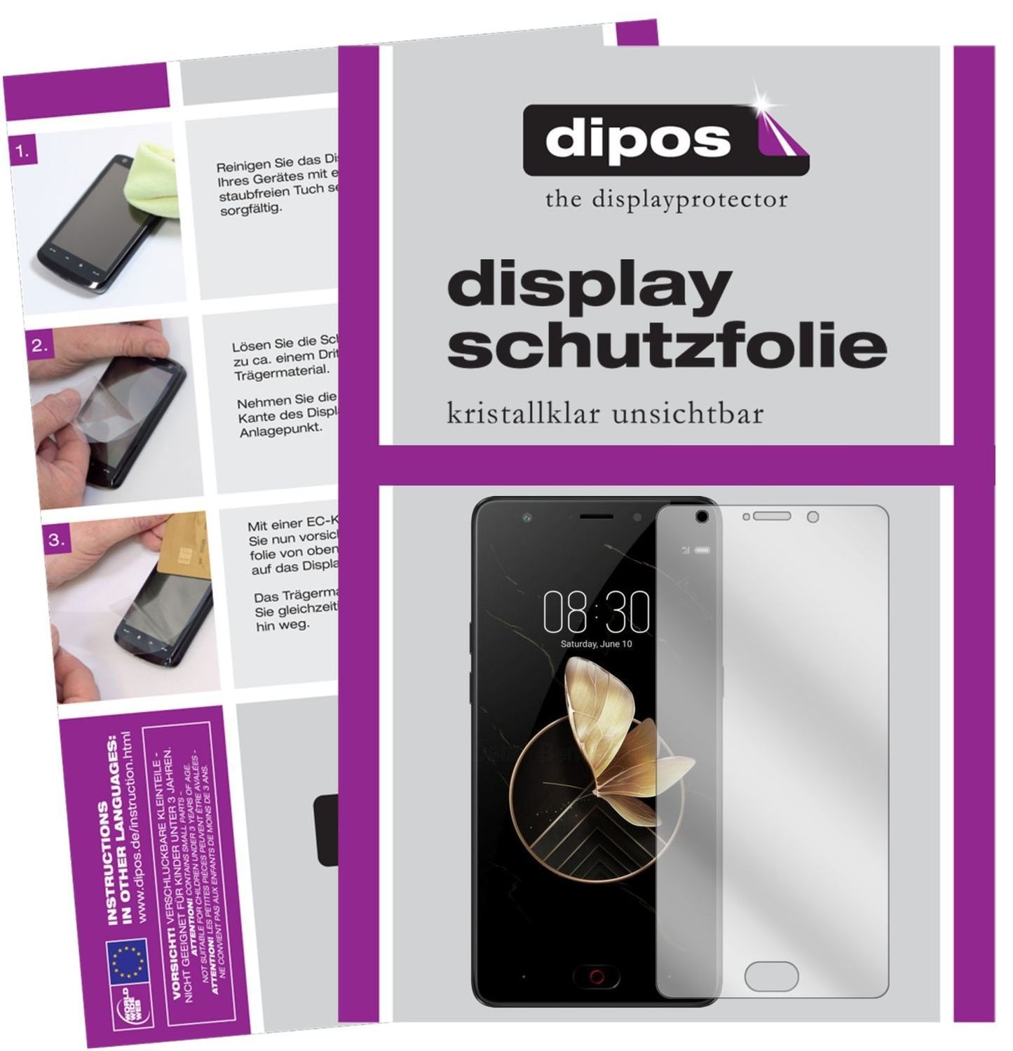 6x Schutzfolie klar für Archos Diamond Gamma Displ (1)