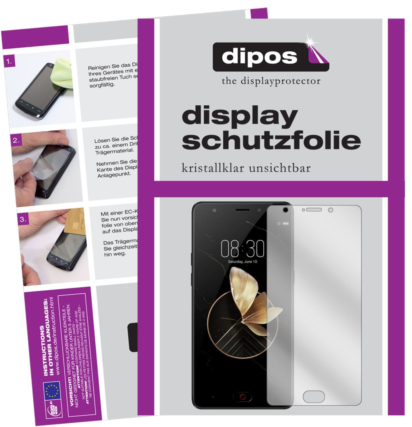 6x Schutzfolie klar für Archos Diamond Gamma Displ (1)