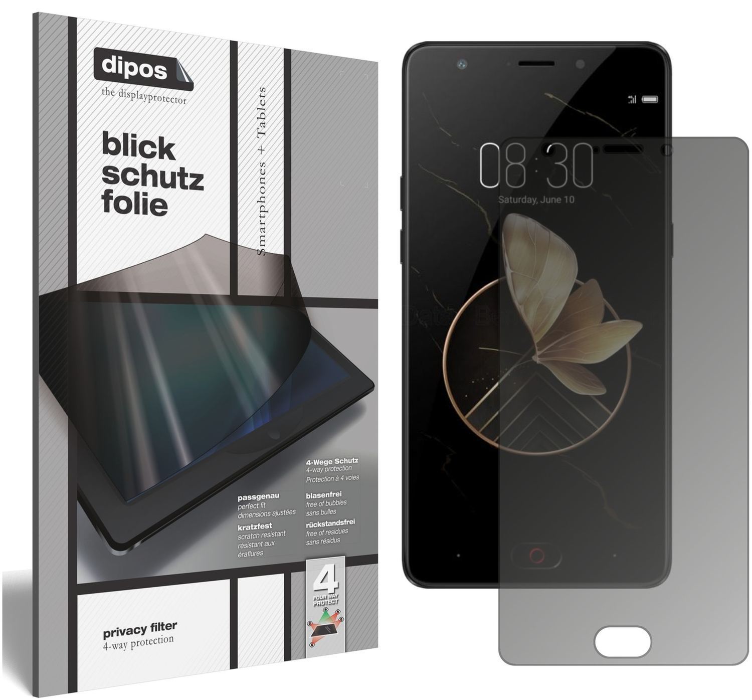Blickschutzfolie für Archos Diamond Gamma matt Sch (1)