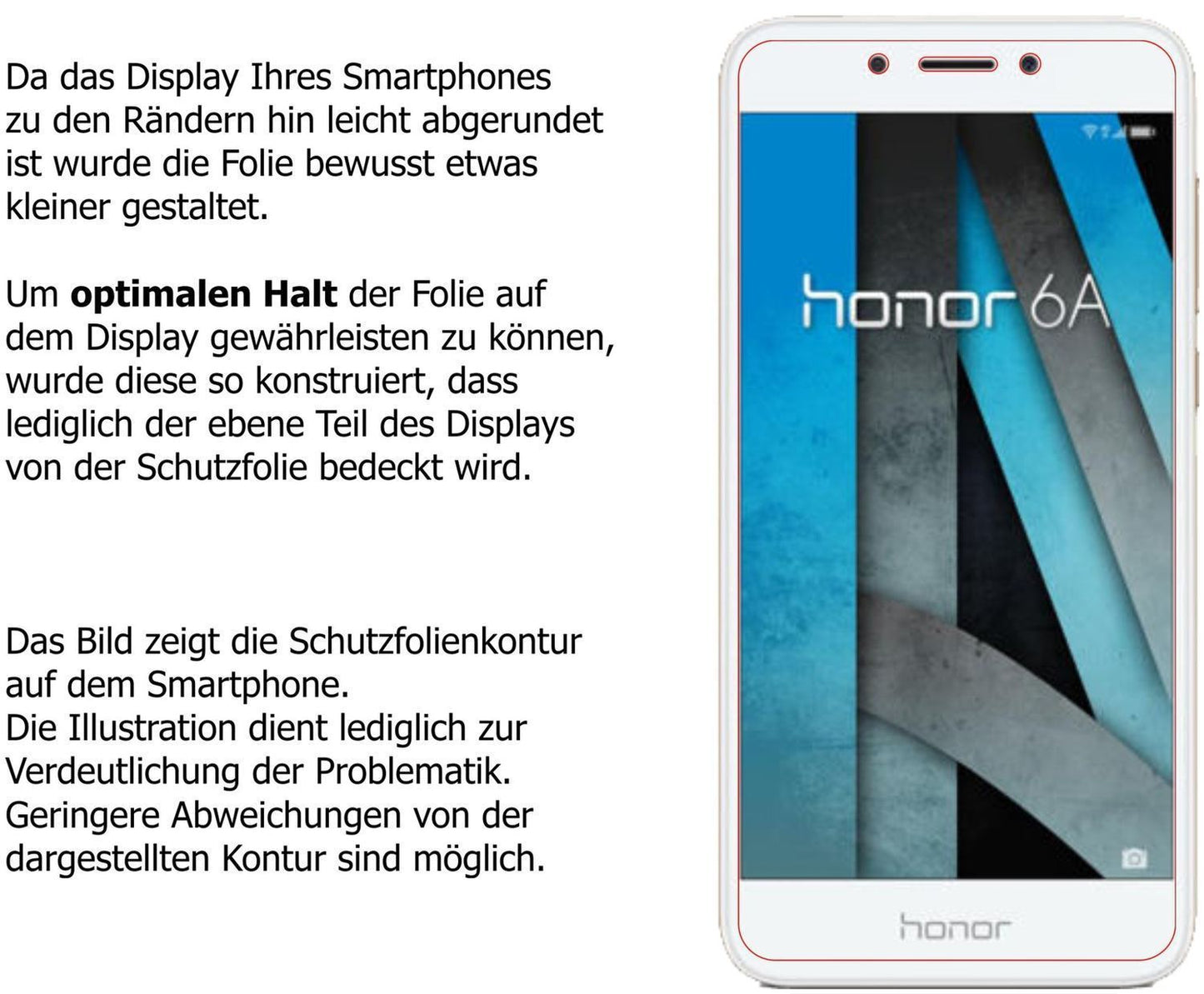 6x Schutzfolie klar für Huawei Honor 6A Display-Sc (5)