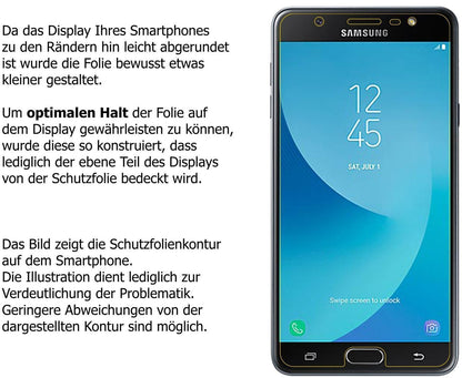 Blickschutzfolie für Samsung Galaxy J7 Max matt Sc (5)