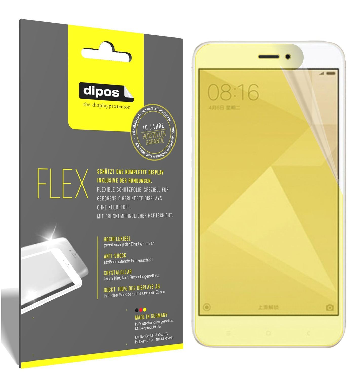 3x 3D Full Cover Schutzfolie für Xiaomi Redmi 4X (1)