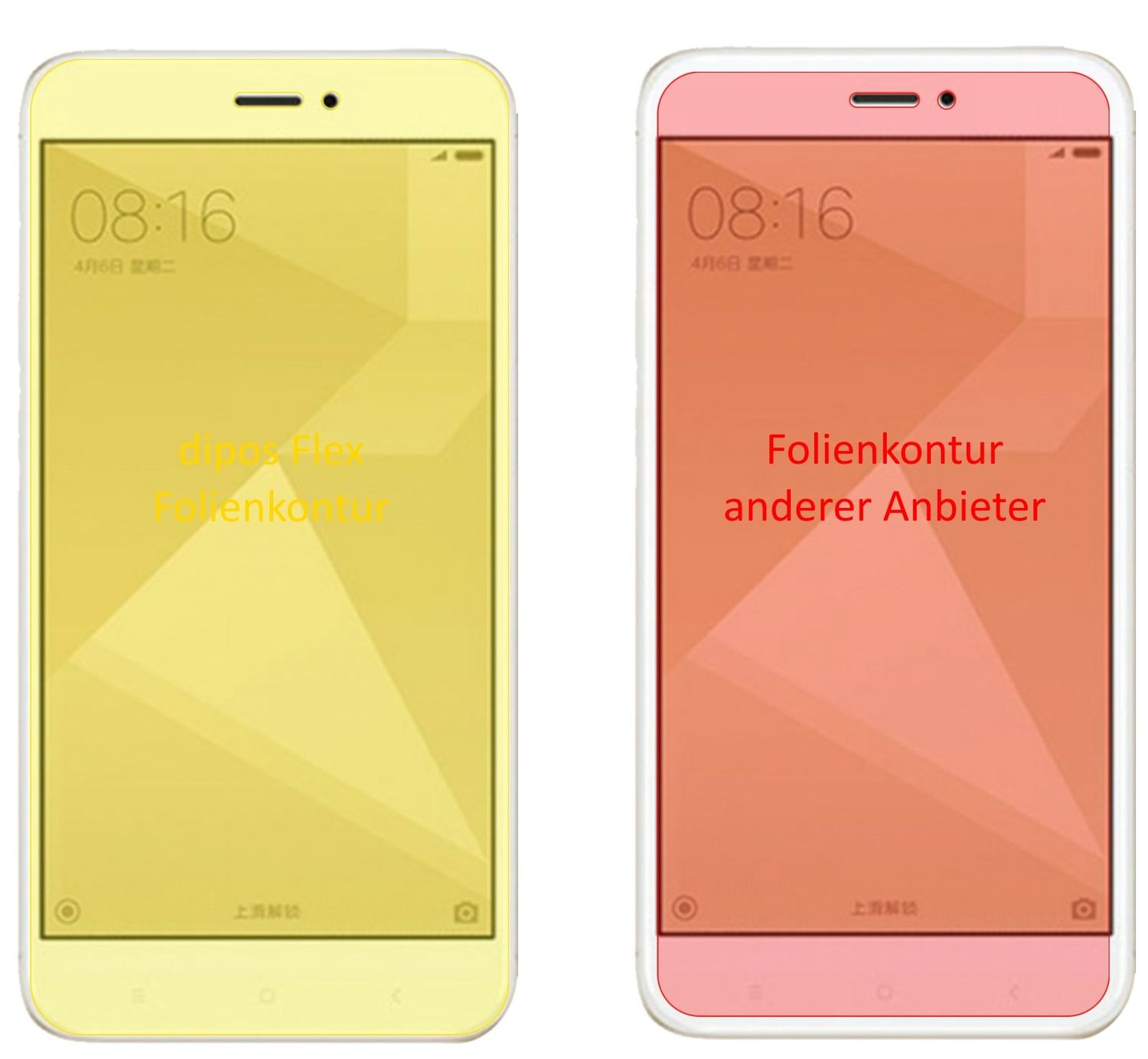3x 3D Full Cover Schutzfolie für Xiaomi Redmi 4X (2)