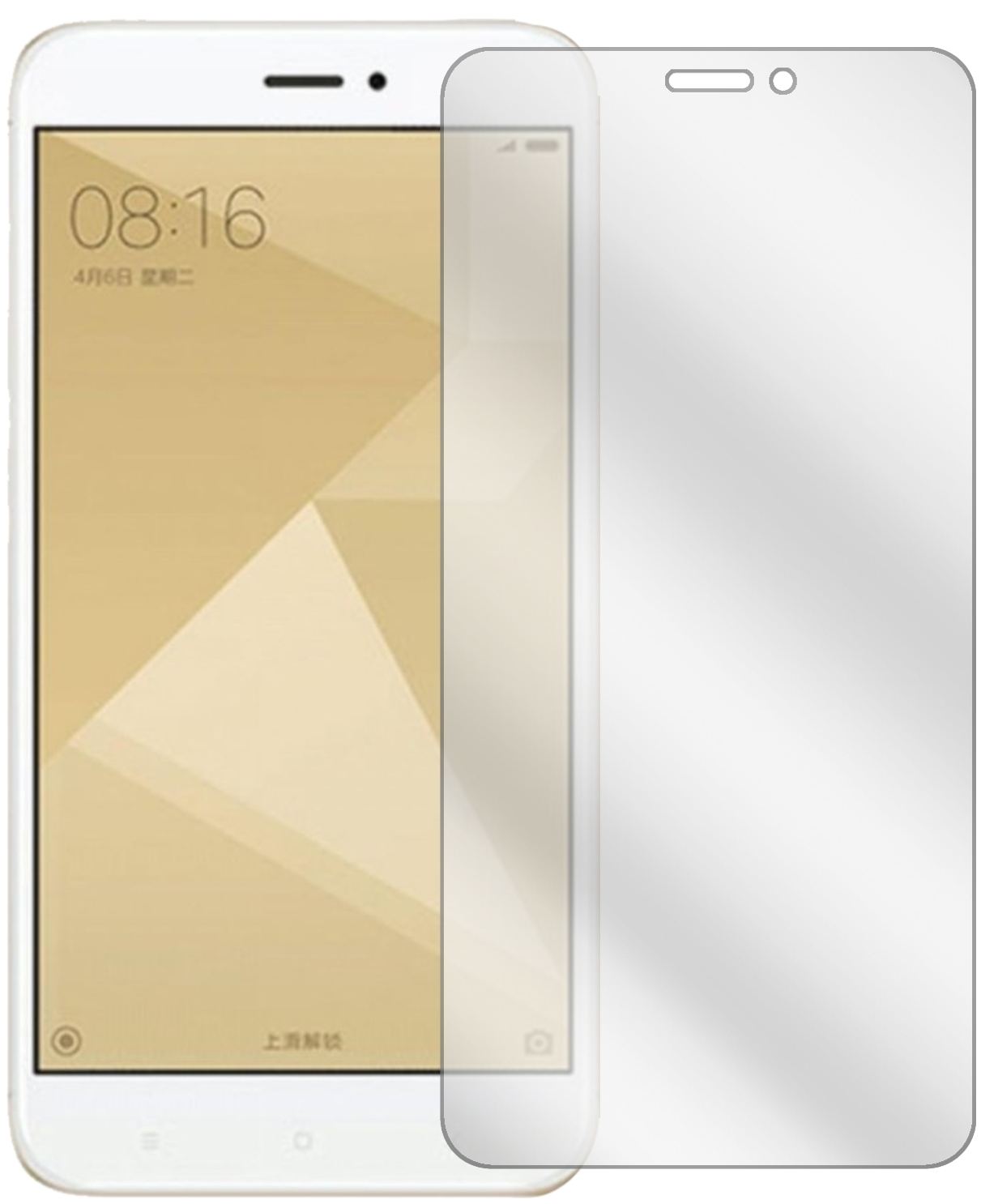 6x Schutzfolie klar für Xiaomi Redmi 4X Display-Sc (2)