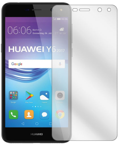 6x Schutzfolie klar für Huawei Y6 (2017) Display-S (2)
