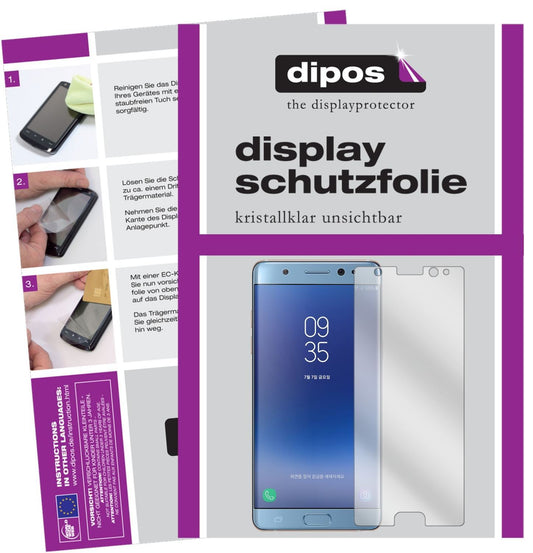 2x Schutzfolie klar für Samsung Galaxy Note FE Dis (1)