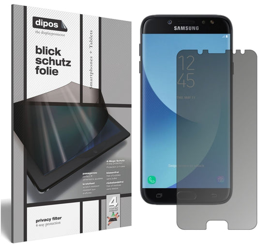 Blickschutzfolie für Samsung Galaxy J7 Pro matt Sc (1)
