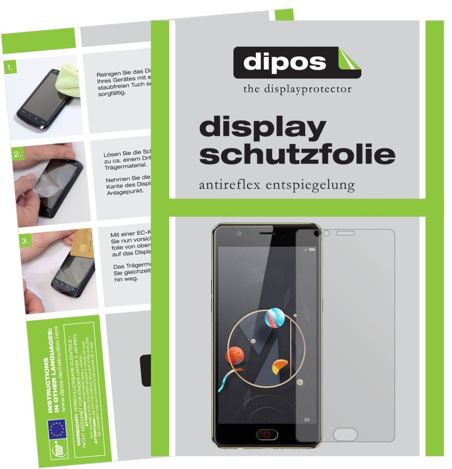 6x Schutzfolie matt für Archos Diamond Alpha Displ (1)