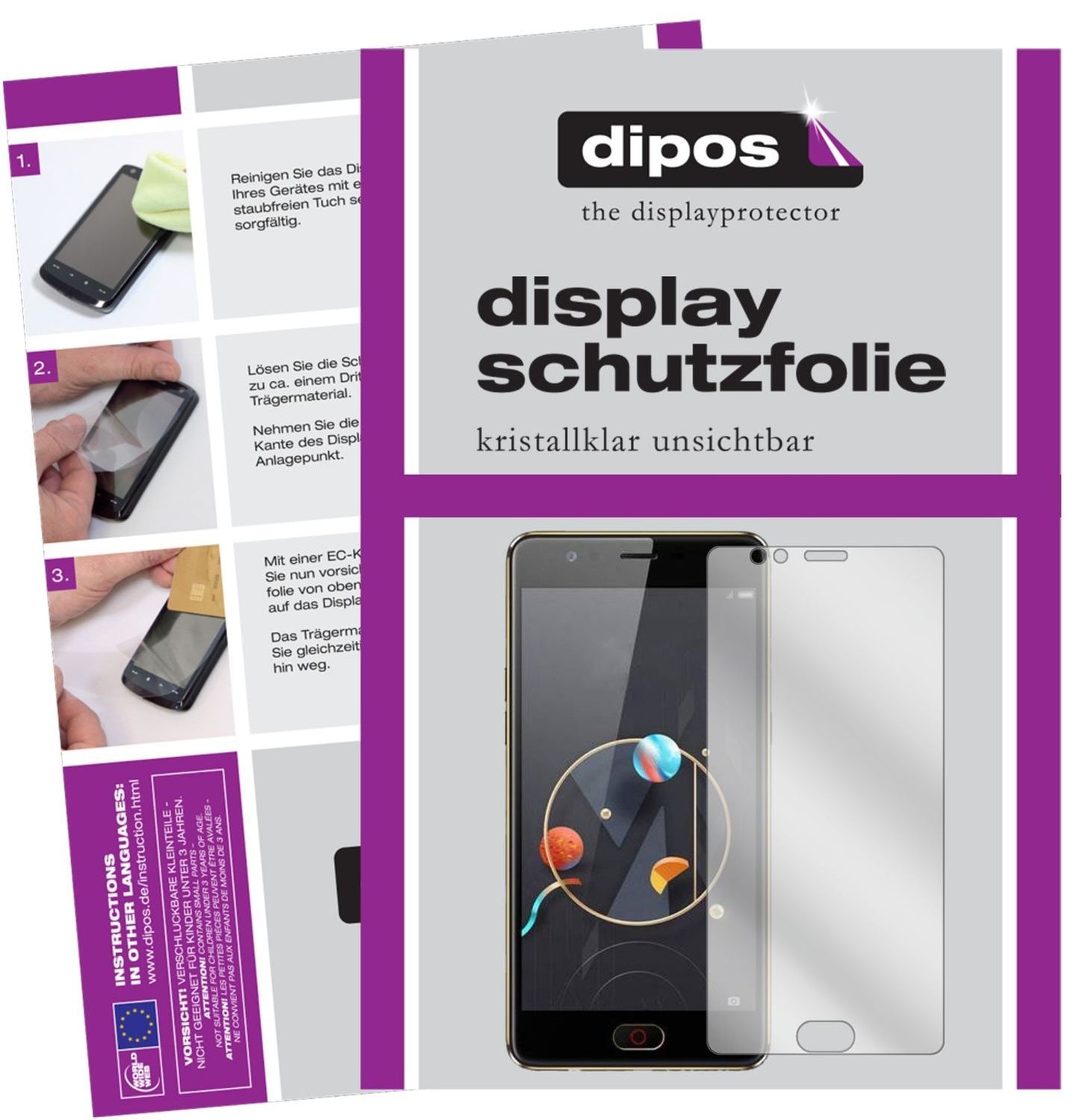 6x Schutzfolie klar für Archos Diamond Alpha Displ (1)