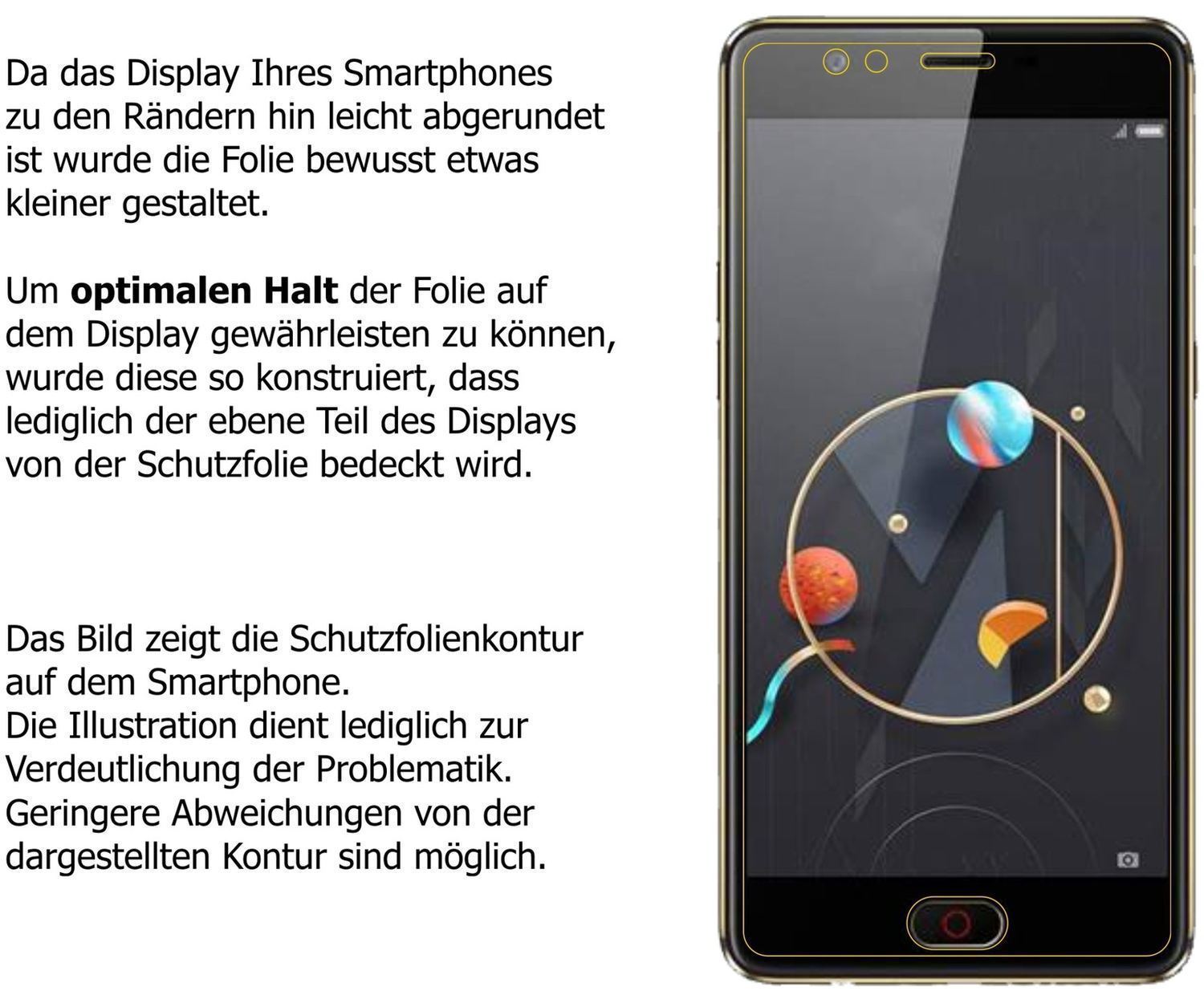 6x Schutzfolie klar für Archos Diamond Alpha Displ (5)
