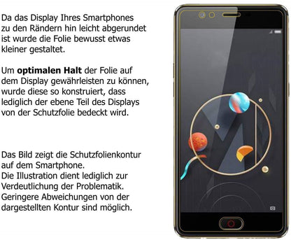 6x Schutzfolie klar für Archos Diamond Alpha Displ (5)