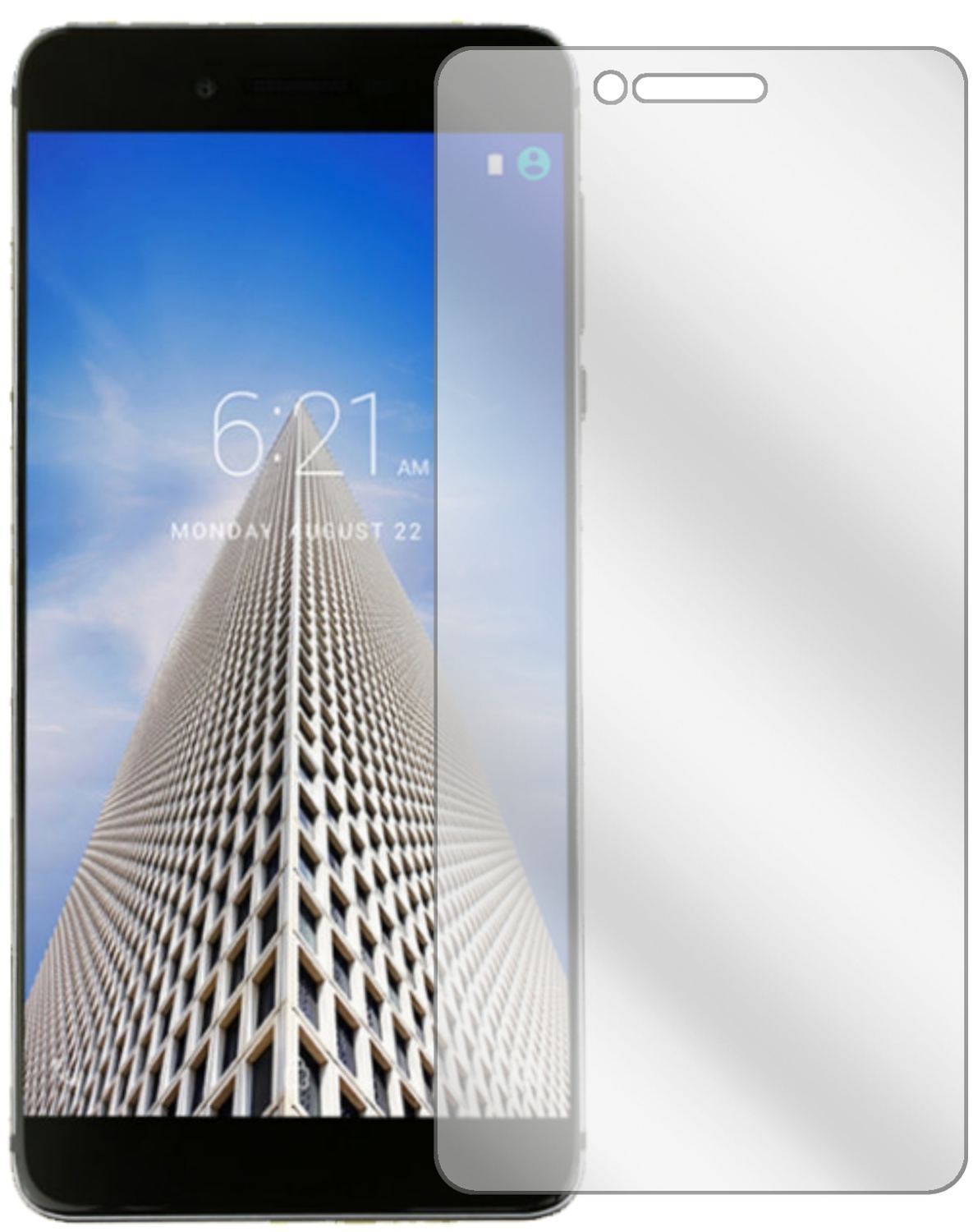 6x Schutzfolie klar für Vernee Mars Pro Display-Sc (2)