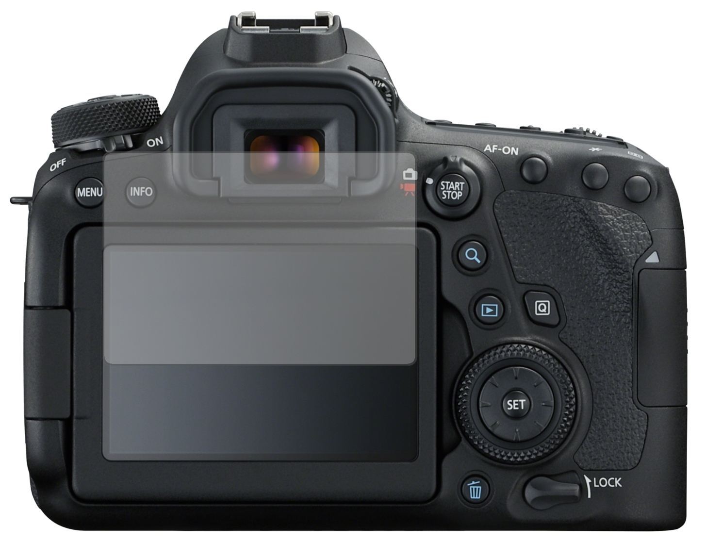 6x Schutzfolie matt für Canon EOS 6D Mark II Displ (2)